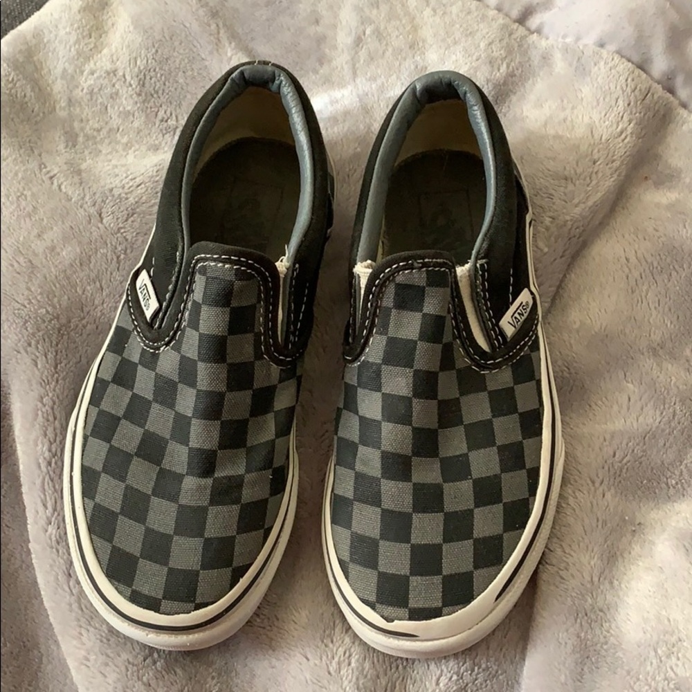 Vans unisex checkered slip on shoes. Size 13